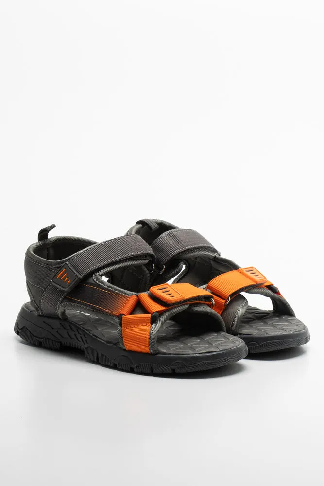 Ombre Sport Sandal Charcoal sold by Ackermas