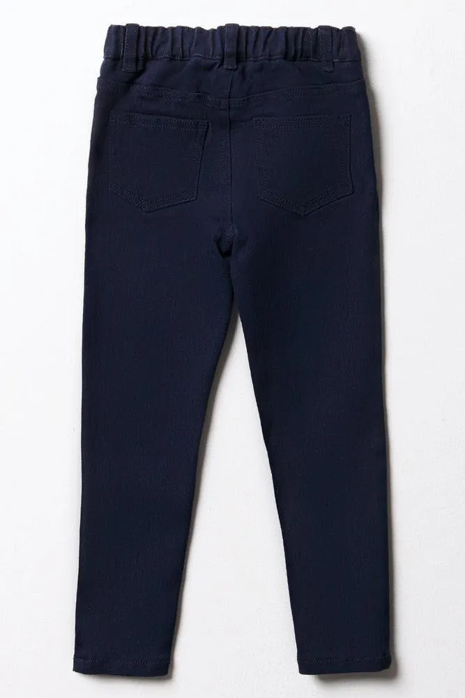 Skinny Denim Jeans Dark Blue sold by Ackermas product image thumbnail 3
