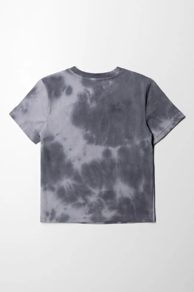 Pigment Dye T-Shirt Grey sold by Ackermas product image thumbnail 3