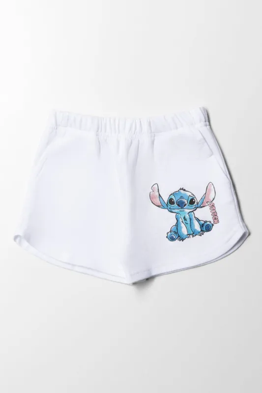 Stitch Short White sold by Ackermas