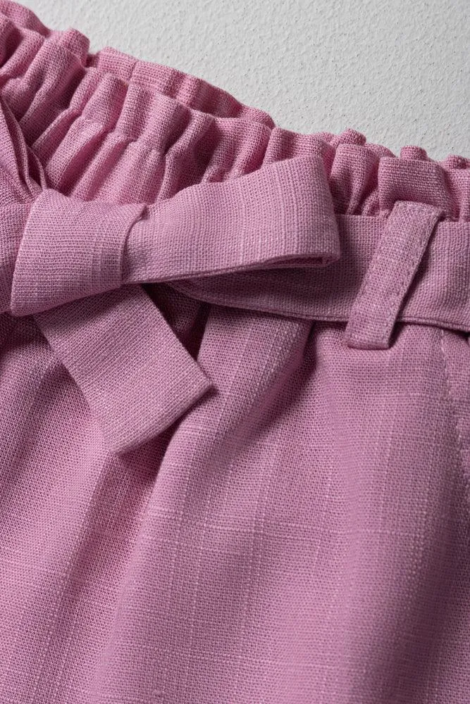 Linen Shorts Pink sold by Ackermas product image thumbnail 2