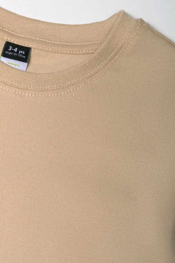 Long Sleeve T-Shirt Natural sold by Ackermas product image thumbnail 3