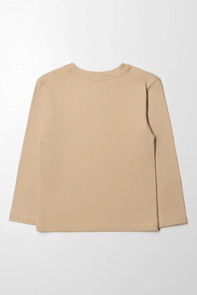 Long Sleeve T-Shirt Natural sold by Ackermas product image thumbnail 4