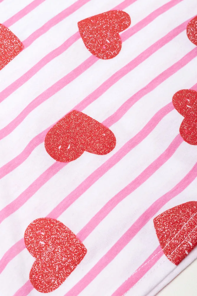 Heart Short Sleeve T-Shirt Red sold by Ackermas product image thumbnail 2