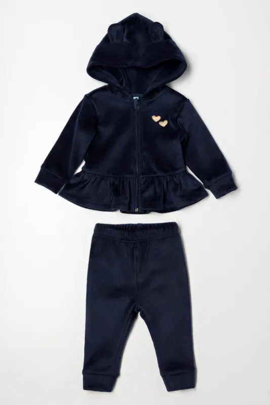 Hooded Tracksuit Navy sold by Ackermas