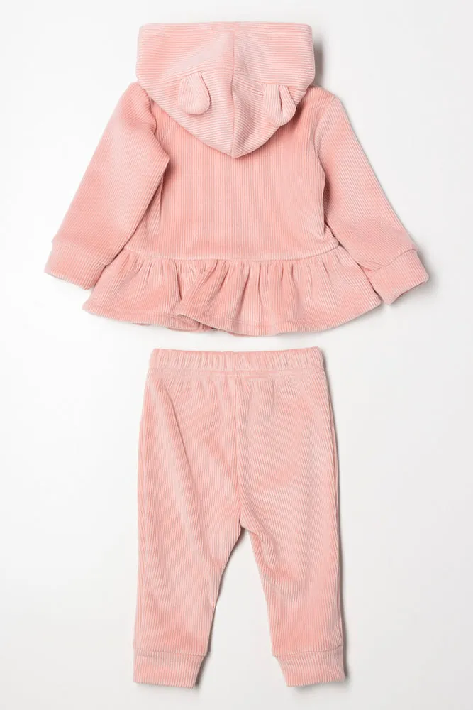 Hooded Tracksuit Pink sold by Ackermas product image thumbnail 4