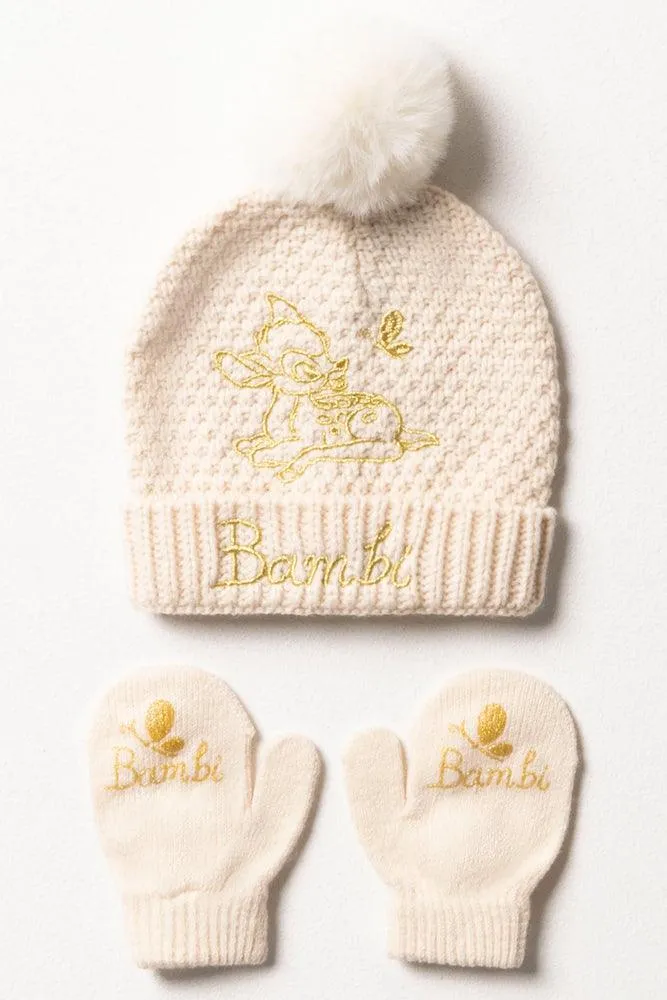 2 Piece Bambi Hat Set Whitecap Grey sold by Ackermas