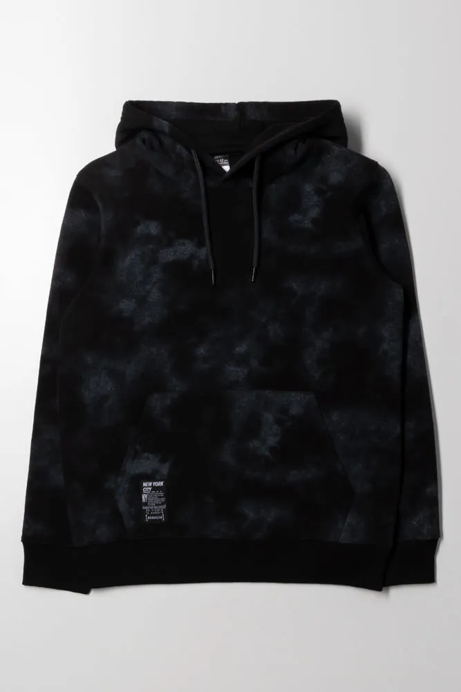 Tie Dye Hoodie Dark Grey sold by Ackermas