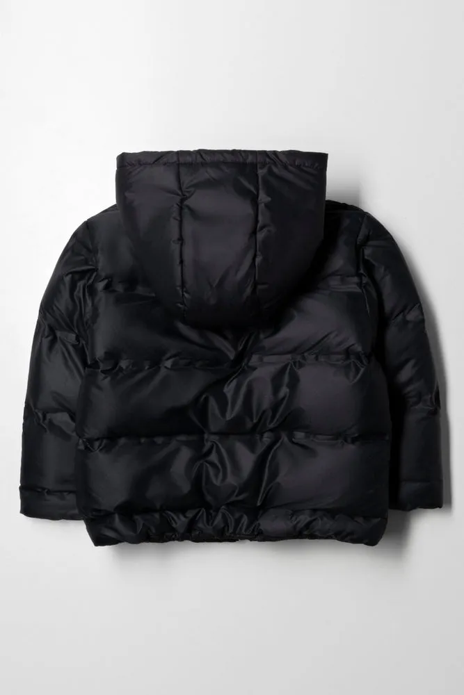 Hooded Puffer Jacket Black sold by Ackermas product image thumbnail 4