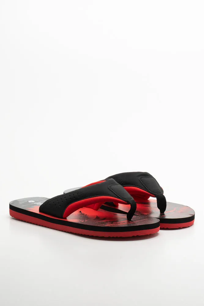 Padded Flip Flop Black sold by Ackermas