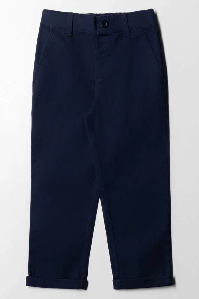 Chino Pants Navy sold by Ackermas