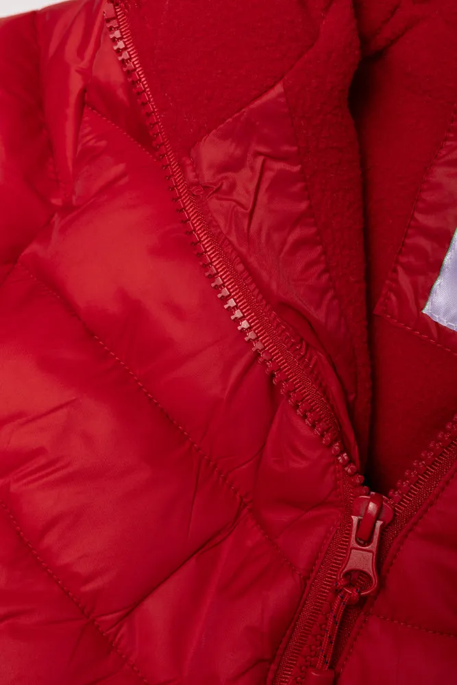 Hooded Puffer Jacket Red sold by Ackermas product image thumbnail 2
