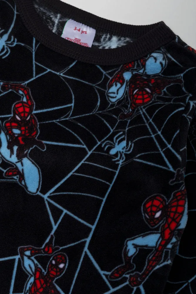 Spider-Man Long Sleeve Pyjamas Black sold by Ackermas product image thumbnail 2