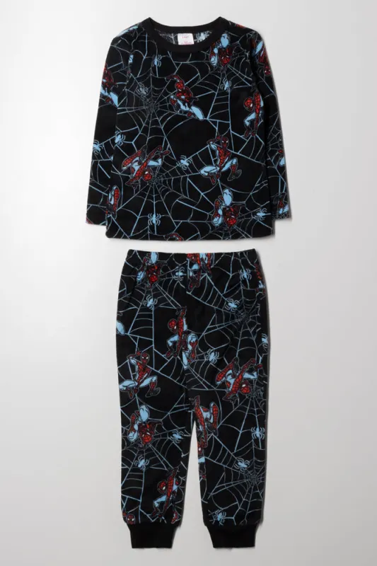 Spider-Man Long Sleeve Pyjamas Black sold by Ackermas