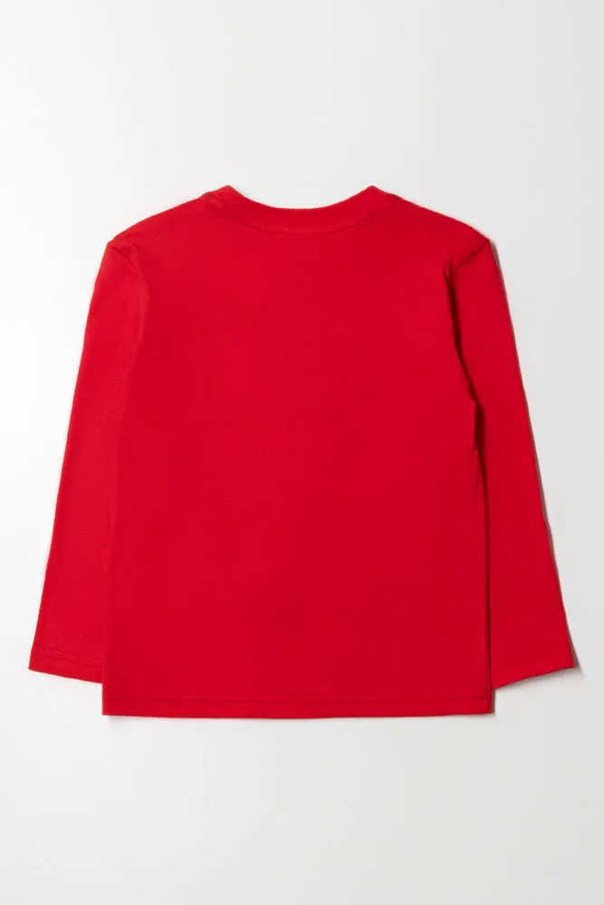 Spider-Man Long Sleeve T-Shirt Red sold by Ackermas product image thumbnail 3