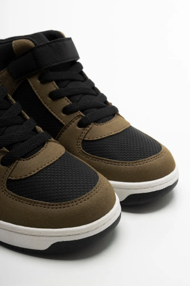 Skate High Top Sneaker Black And Green sold by Ackermas product image thumbnail 4