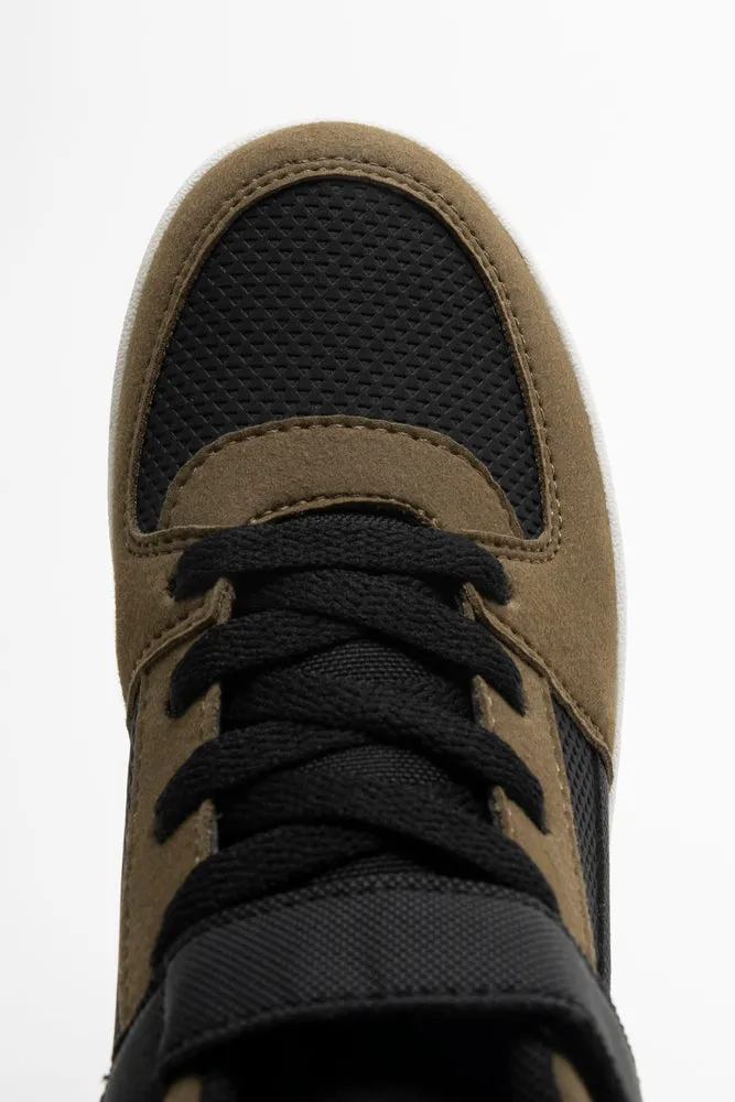 Skate High Top Sneaker Black And Green sold by Ackermas product image thumbnail 5