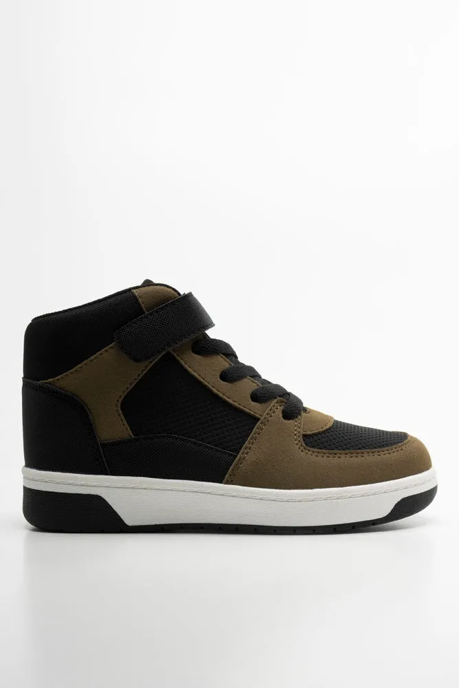 Skate High Top Sneaker Black And Green sold by Ackermas product image thumbnail 2
