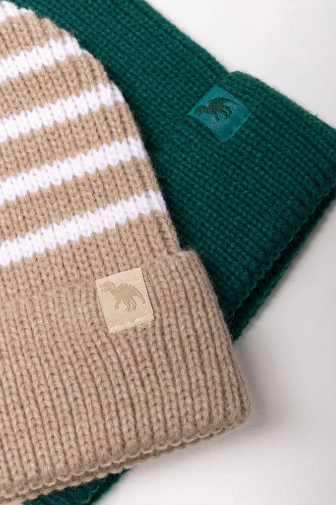 2 Pack Beanies Green And Natural sold by Ackermas product image thumbnail 2