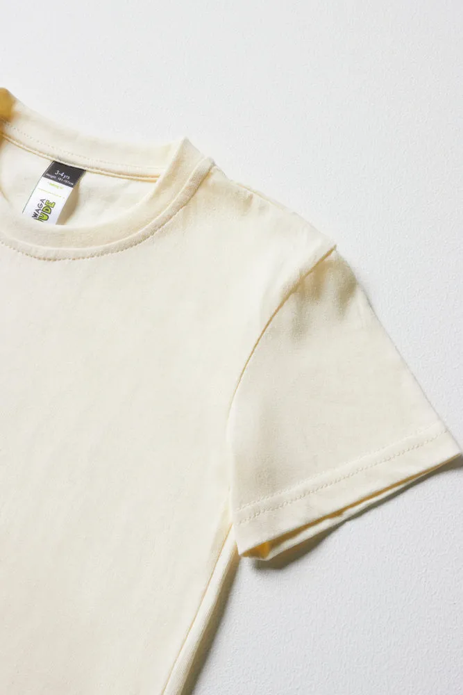 Short Sleeve T-Shirt Natural sold by Ackermas product image thumbnail 2