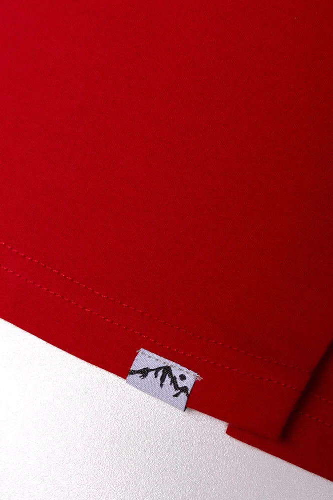 Long Sleeve T-Shirt Red sold by Ackermas product image thumbnail 3