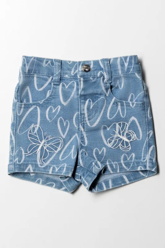 Denim Short Blue sold by Ackermas