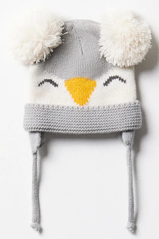 Penquin Beanie Grey sold by Ackermas