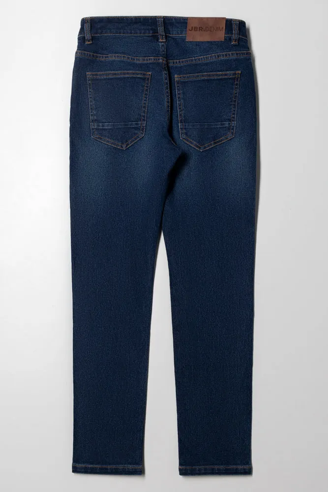 Skinny Denim Jeans Dark Blue sold by Ackermas product image thumbnail 4