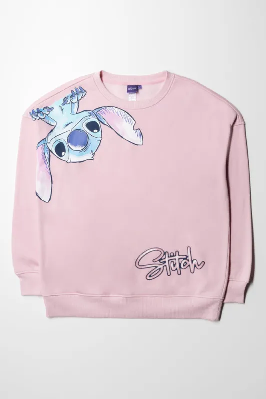 Lilo & Stitch oversized tracktop pink sold by Ackermas