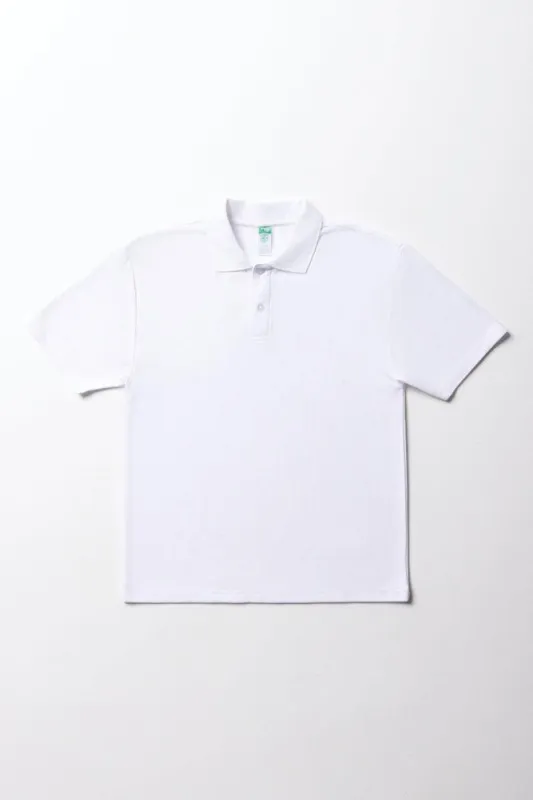 Unisex School Golfer White sold by Ackermas