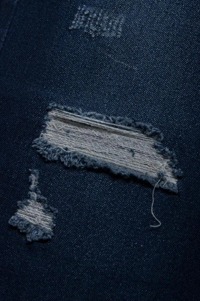 Rip And Repair Jeans Indigo sold by Ackermas product image thumbnail 3