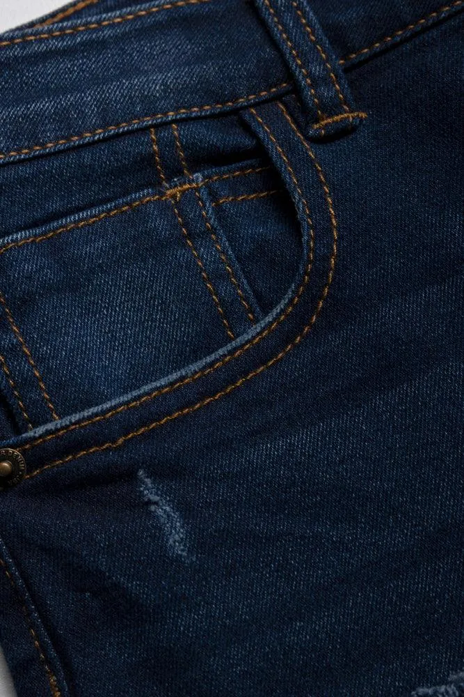 Rip And Repair Jeans Indigo sold by Ackermas product image thumbnail 4