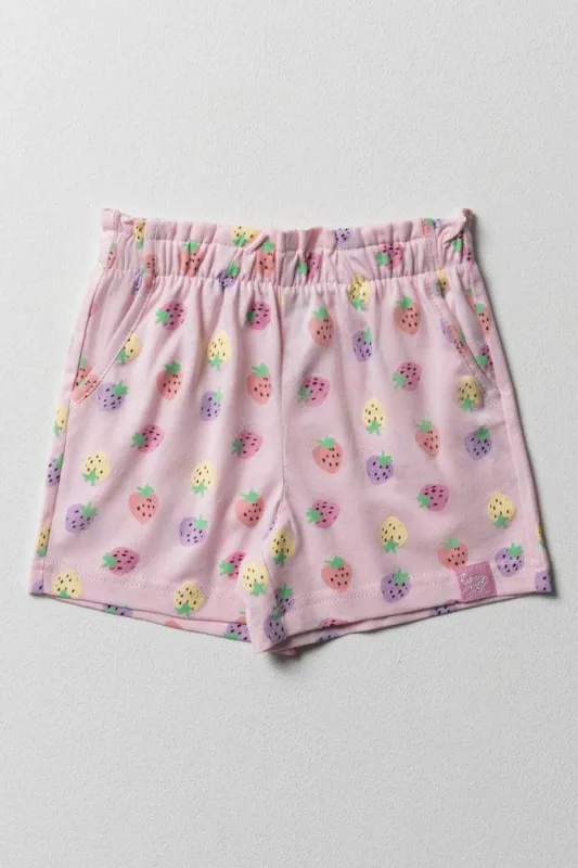 Strawberry Shorts Pink sold by Ackermas