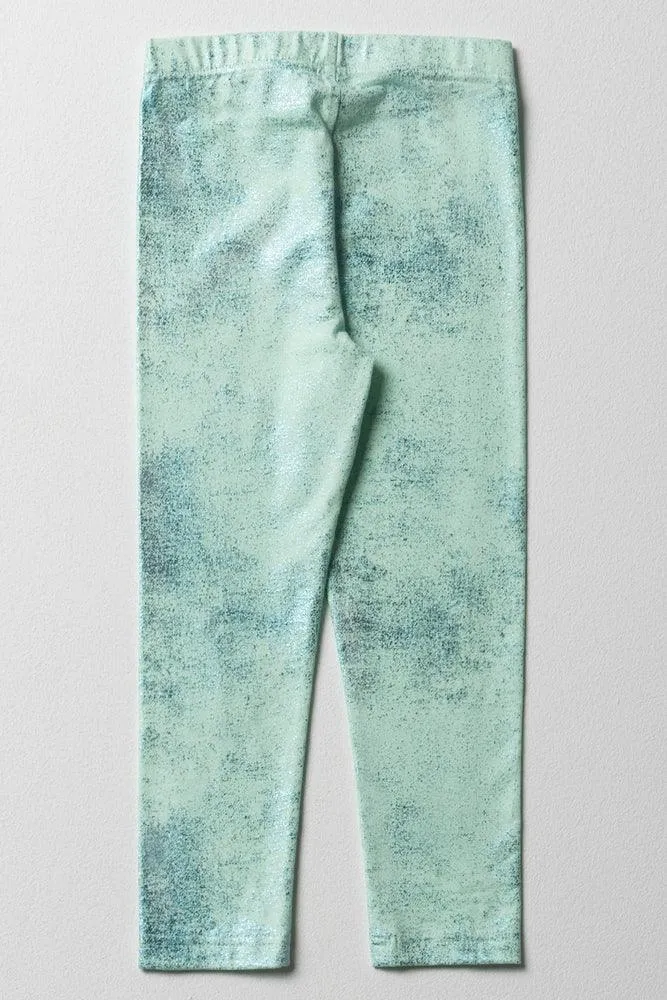 Glitter Leggings Aqua sold by Ackermas product image thumbnail 3