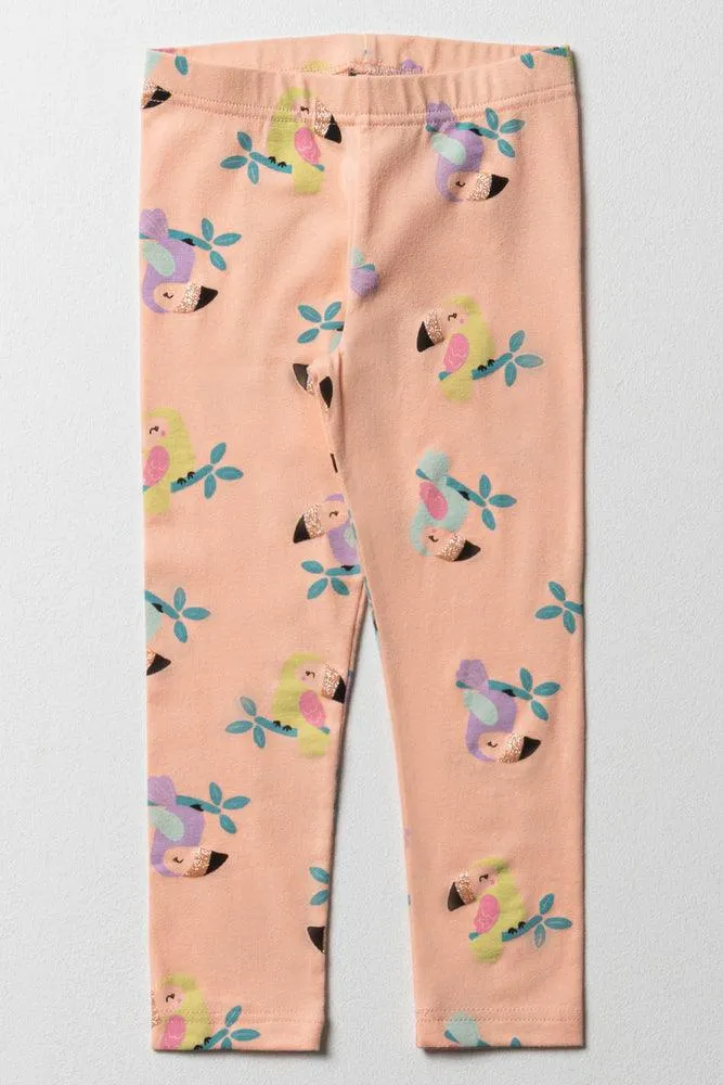 Glitter Leggings Orange sold by Ackermas