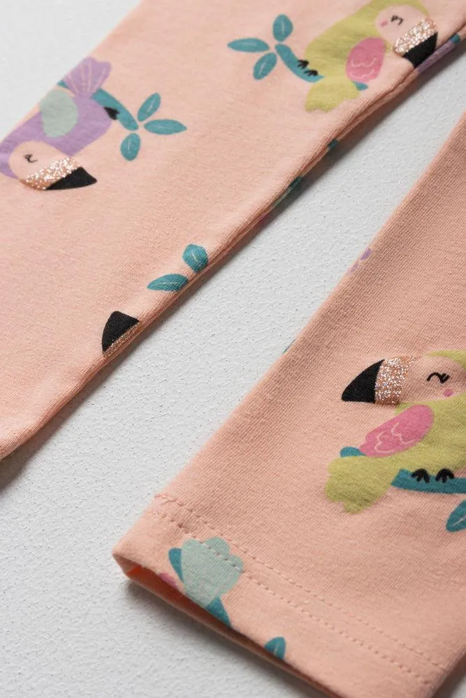 Glitter Leggings Orange sold by Ackermas product image thumbnail 2