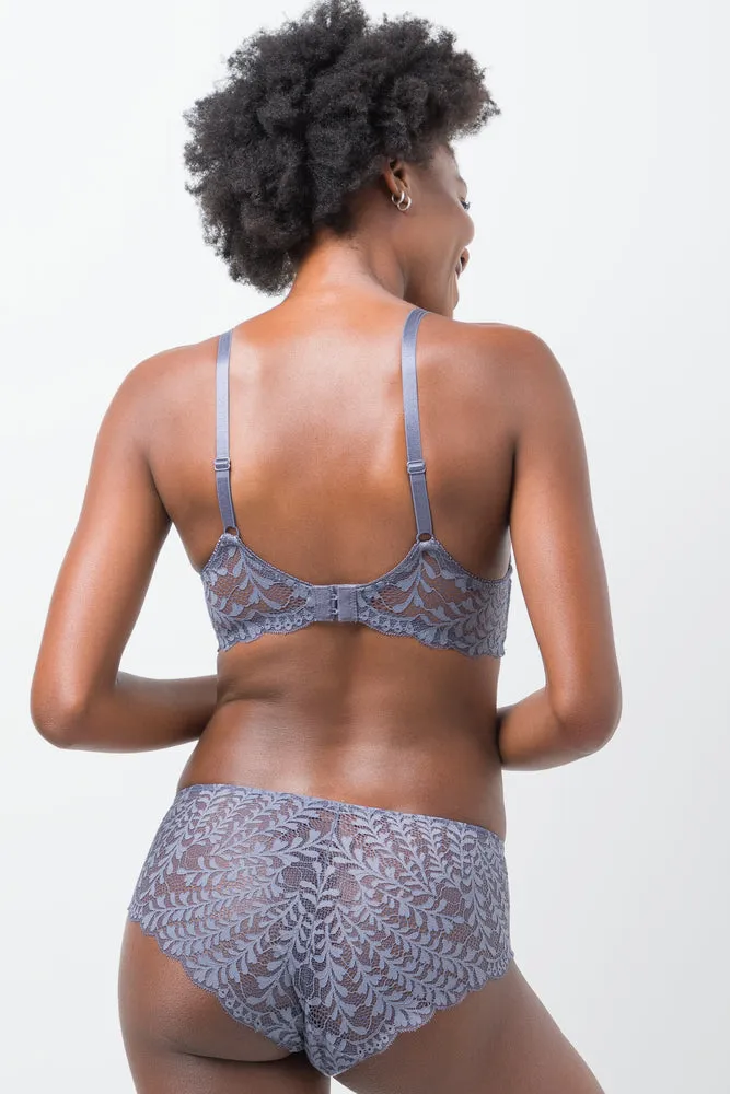 2 Pack Non Padded Underwire Bra Blue & Grey sold by Ackermas product image thumbnail 4