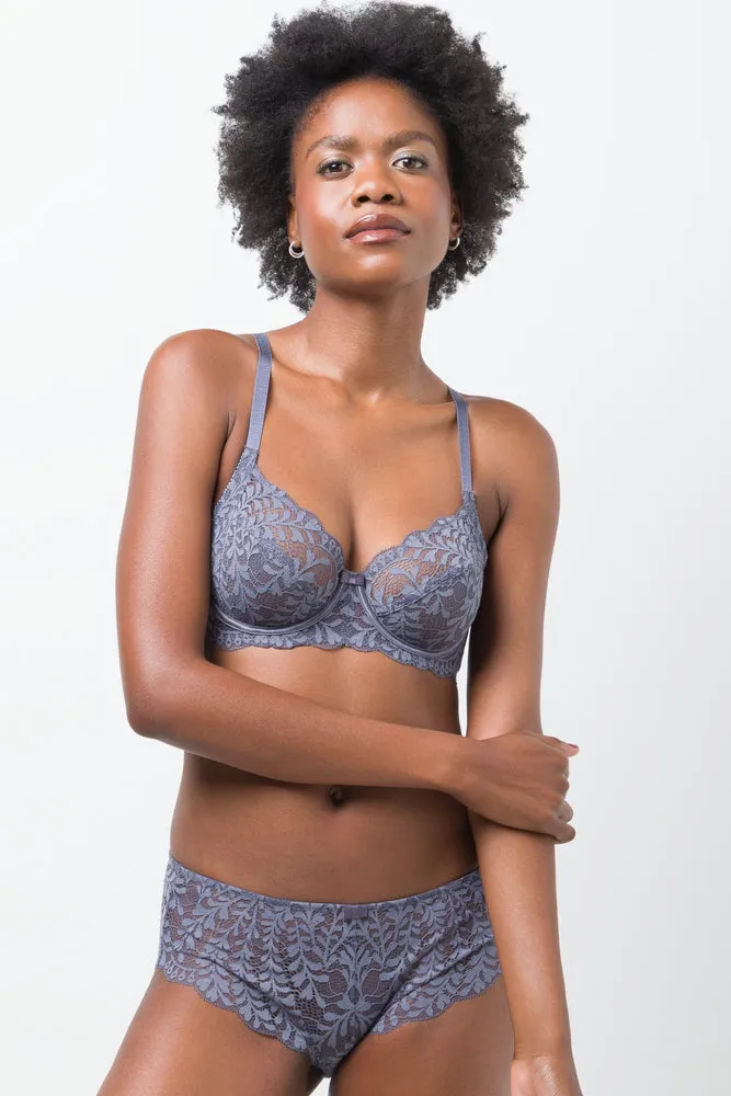 2 Pack Non Padded Underwire Bra Blue & Grey sold by Ackermas
