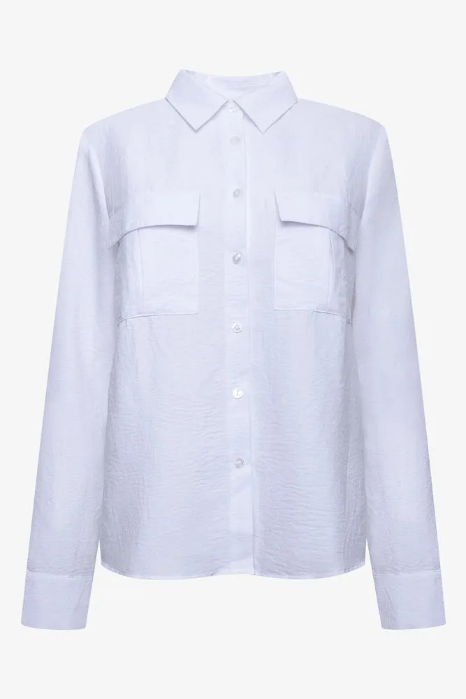 Utility Shirt White sold by Ackermas