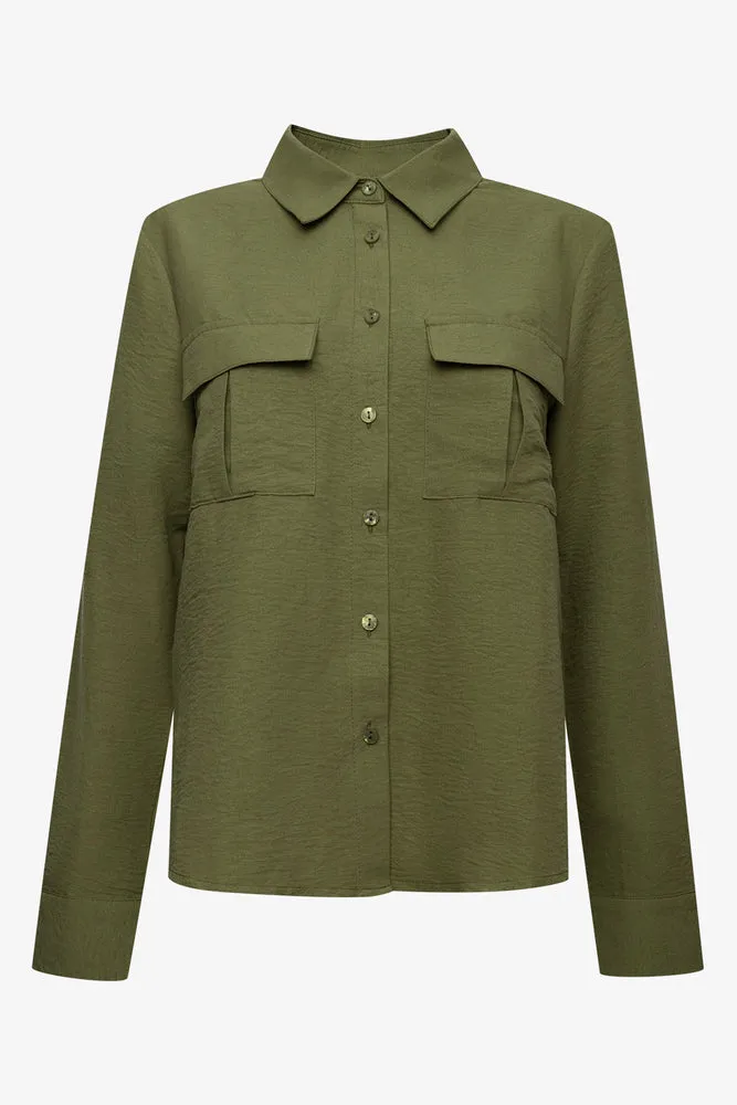 Utility Shirt Green sold by Ackermas