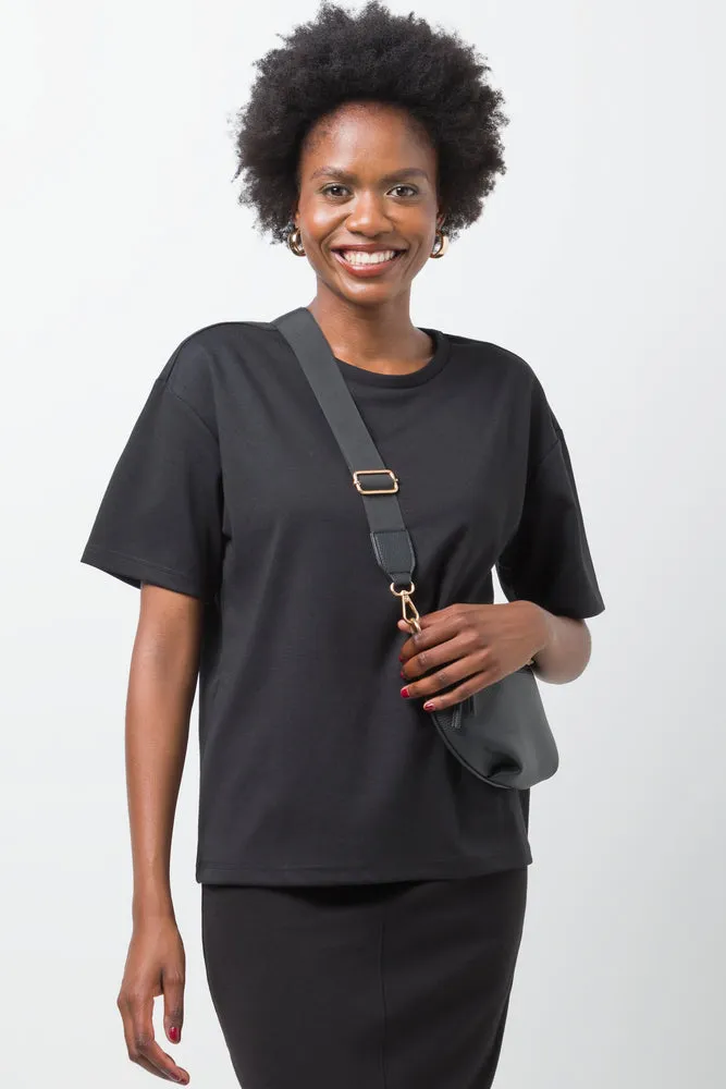 Oversized T-Shirt Black sold by Ackermas