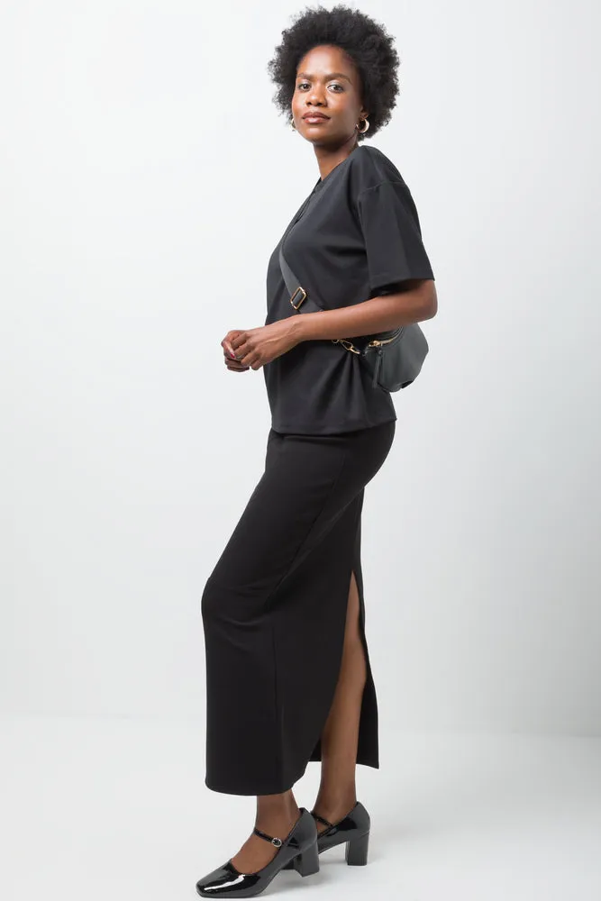 Oversized T-Shirt Black sold by Ackermas product image thumbnail 2