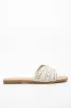 Studded Sandal Cream sold by Ackermas
