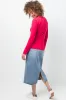 Long Sleeve Crew Neck T-Shirt Red sold by Ackermas
