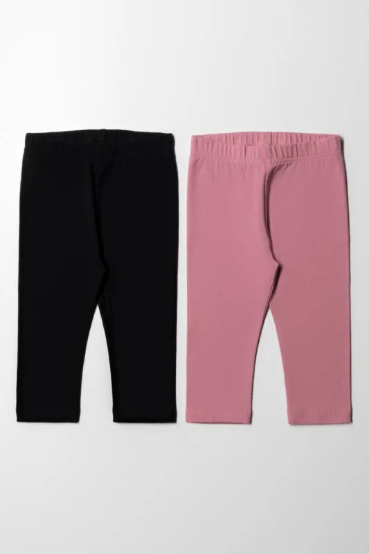 2 Pack Leggings Pink sold by Ackermas