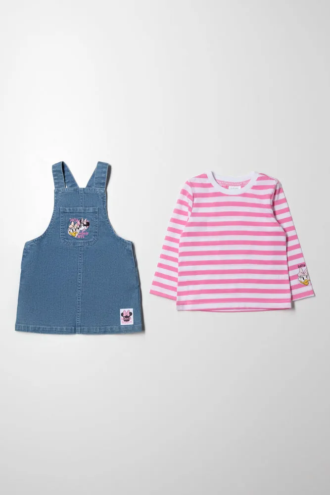 Minnie Mouse Denim Pinafore sold by Ackermas product image thumbnail 5