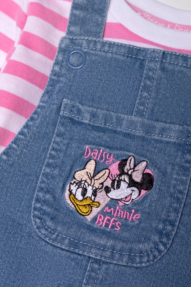 Minnie Mouse Denim Pinafore sold by Ackermas product image thumbnail 2