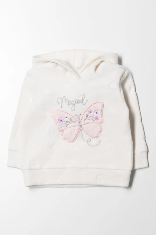 Fleece Hoodie Cream sold by Ackermas