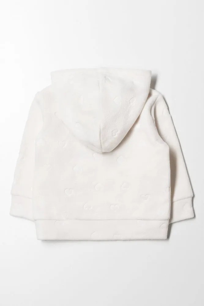 Fleece Hoodie Cream sold by Ackermas product image thumbnail 3