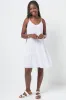 Tiered Strappy Dress White sold by Ackermas